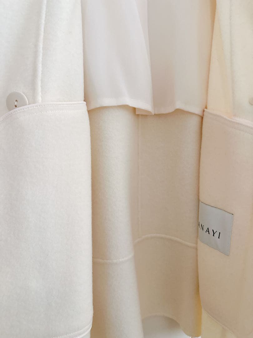 新品　アナイ　リバーピーコート　34サイズ