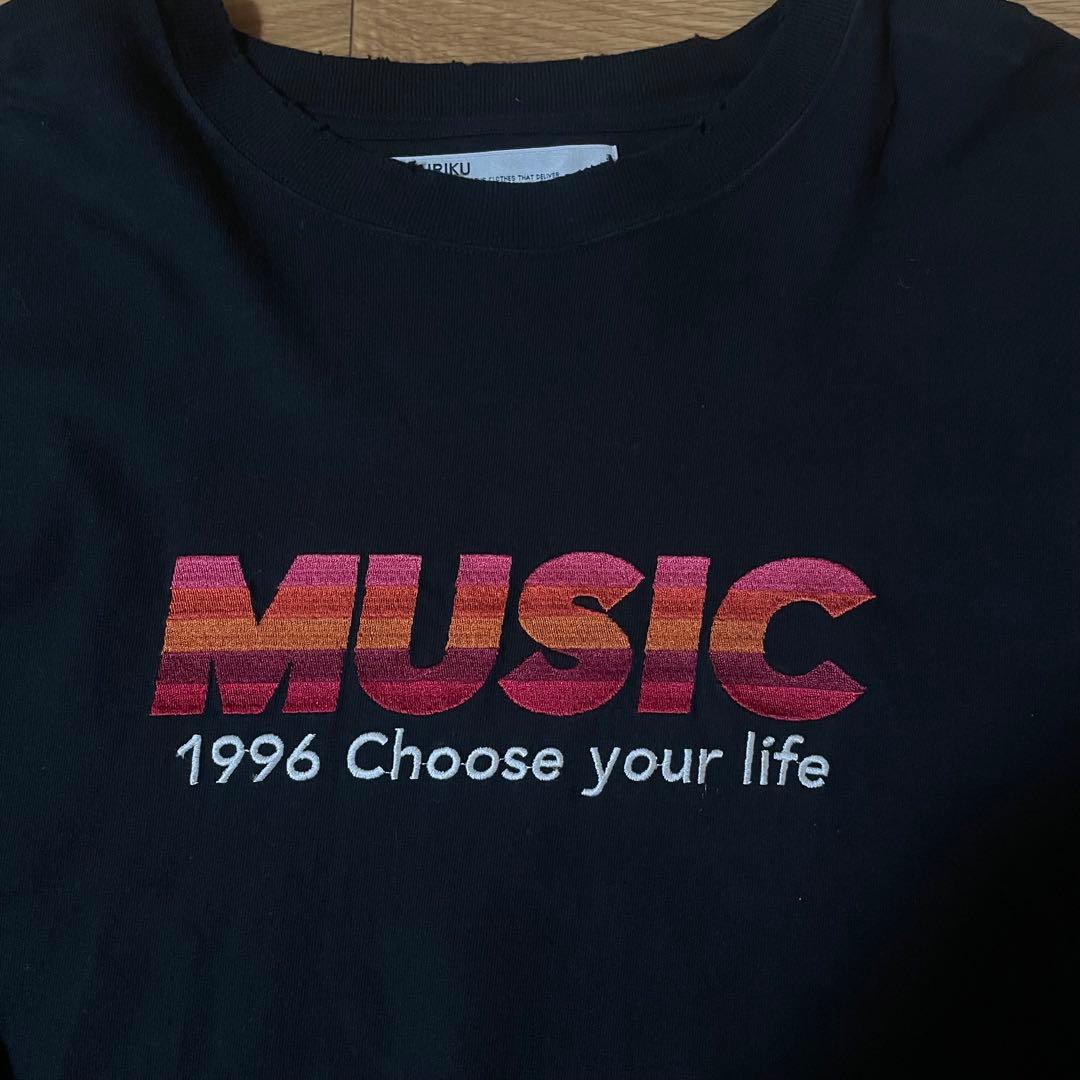 23AW DAIRIKU ダイリク MUSIC TEE ロンT ダメージ加工