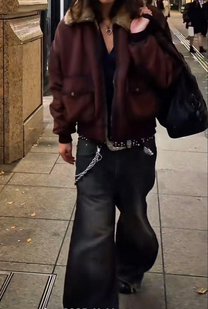 BALLSY BROTHERS リバーシブルファーフライトジャケット