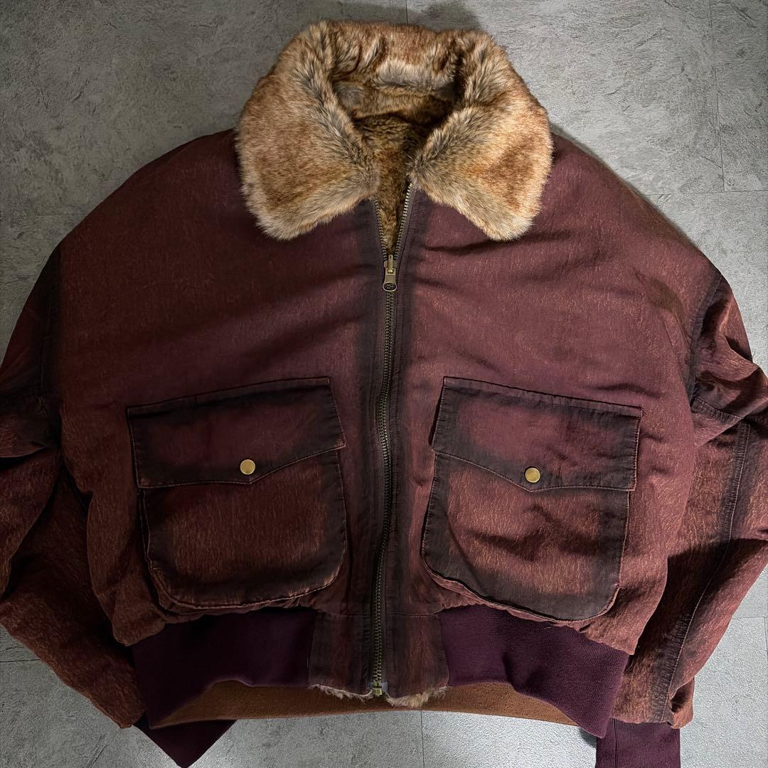 BALLSY BROTHERS リバーシブルファーフライトジャケット