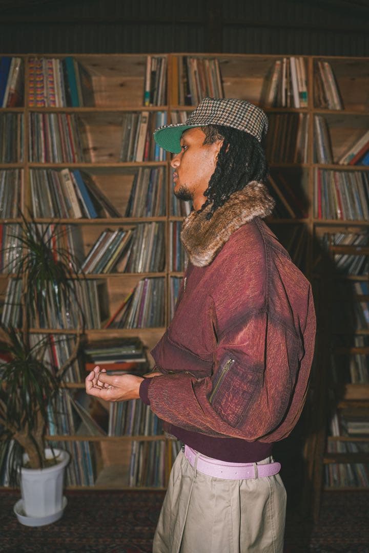 BALLSY BROTHERS リバーシブルファーフライトジャケット