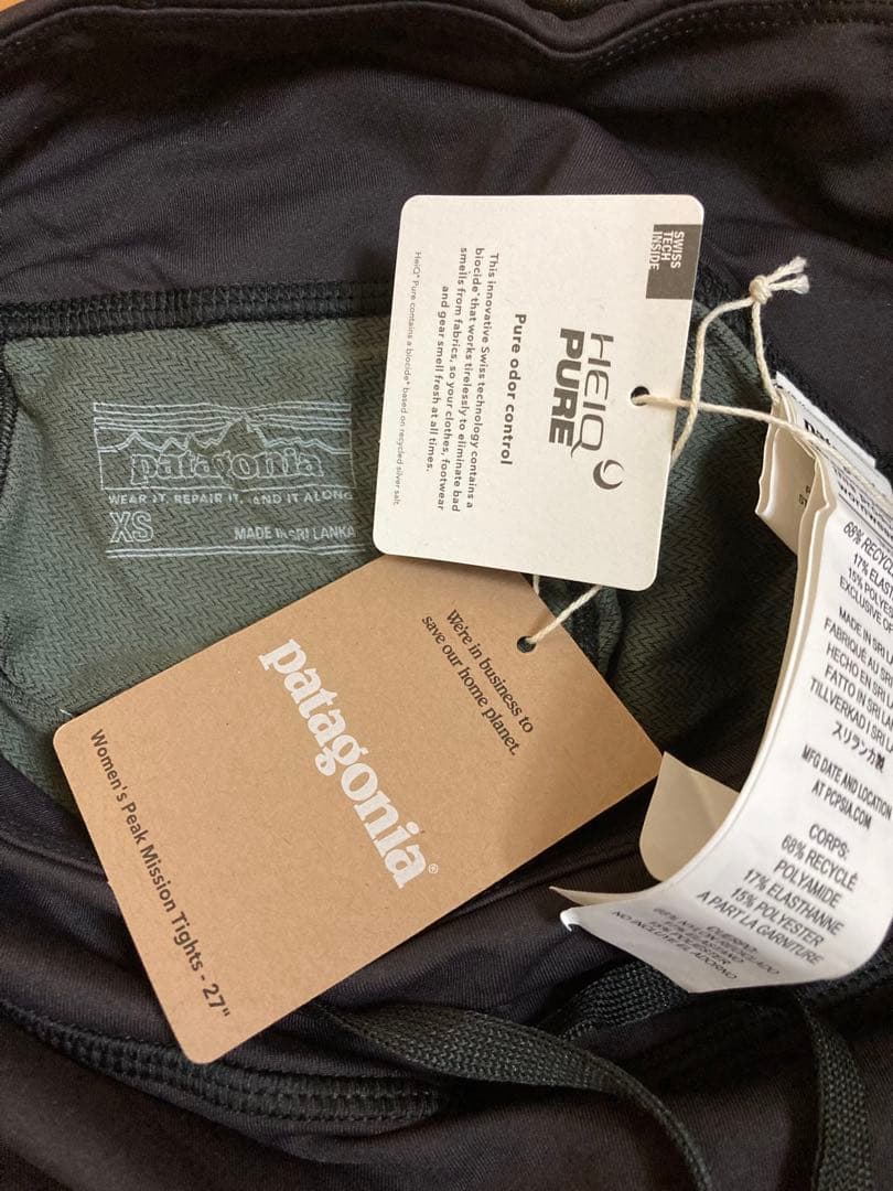 パタゴニア ウィメンズ ピーク ミッション タイツ　27インチ XS レギンス