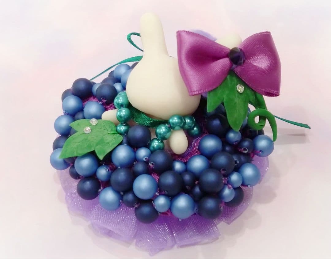 【さらママ】ドール　赤ちゃん　ドレス　服　ぶどう　チアガール　ハロウィン