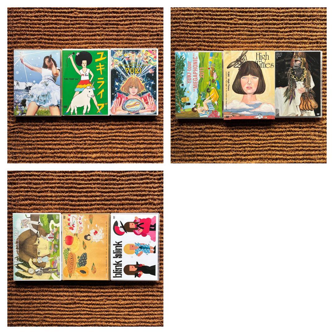 DVD YUKI ユキ ライブビデオ ９本セット