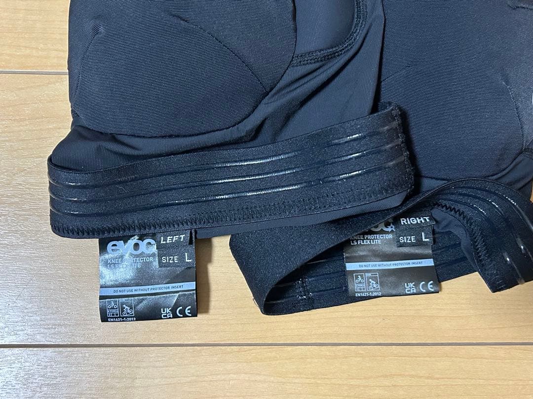 evoc プロテクター Lブラック　肘・膝セット