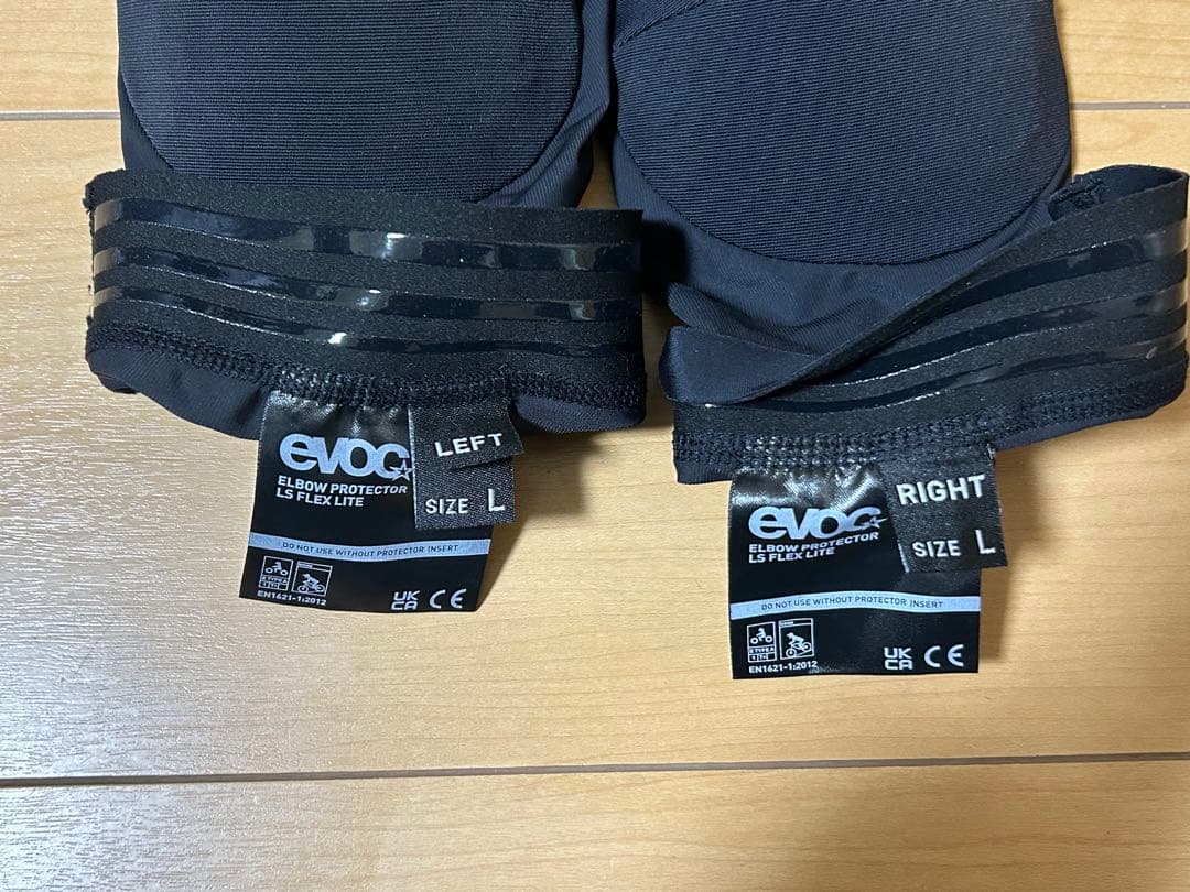 evoc プロテクター Lブラック　肘・膝セット