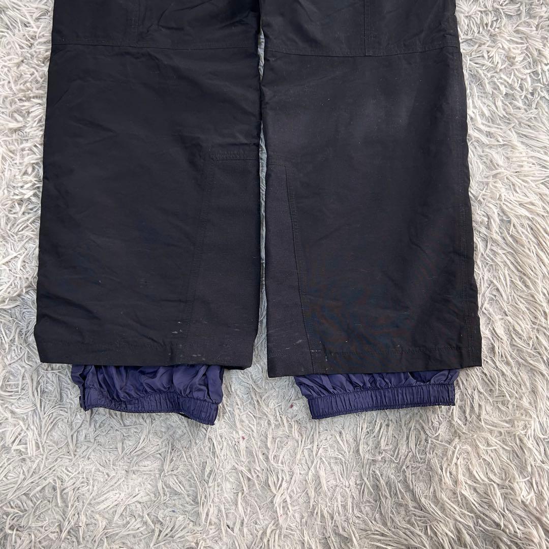 m6415【モンベル】スキーパンツ ビブパンツ スノボー サスペンダー付き 黒