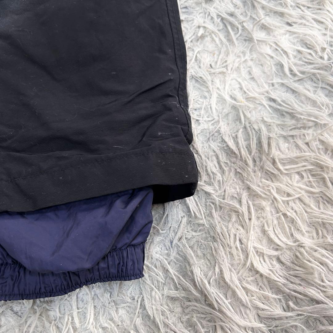 m6415【モンベル】スキーパンツ ビブパンツ スノボー サスペンダー付き 黒