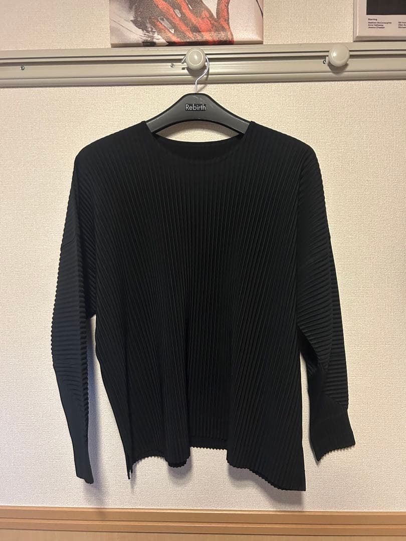 HOMME PLISSE ISSEY MIYAKE ブラック　長袖カットソー2