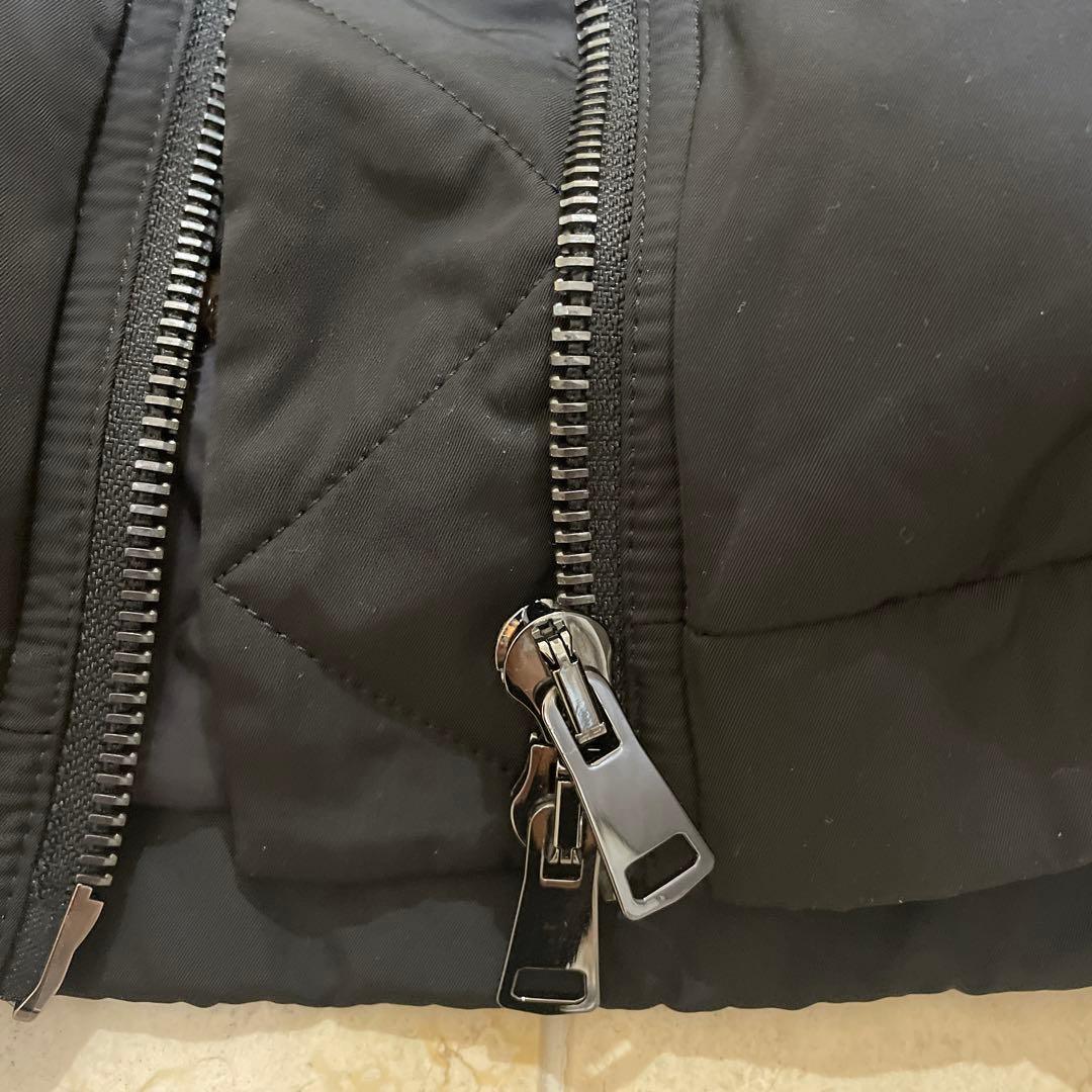 LOU ANDREA ルーアンドレア DOWN VEST ダウンベストBLACK