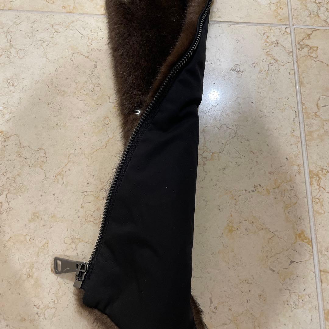 LOU ANDREA ルーアンドレア DOWN VEST ダウンベストBLACK