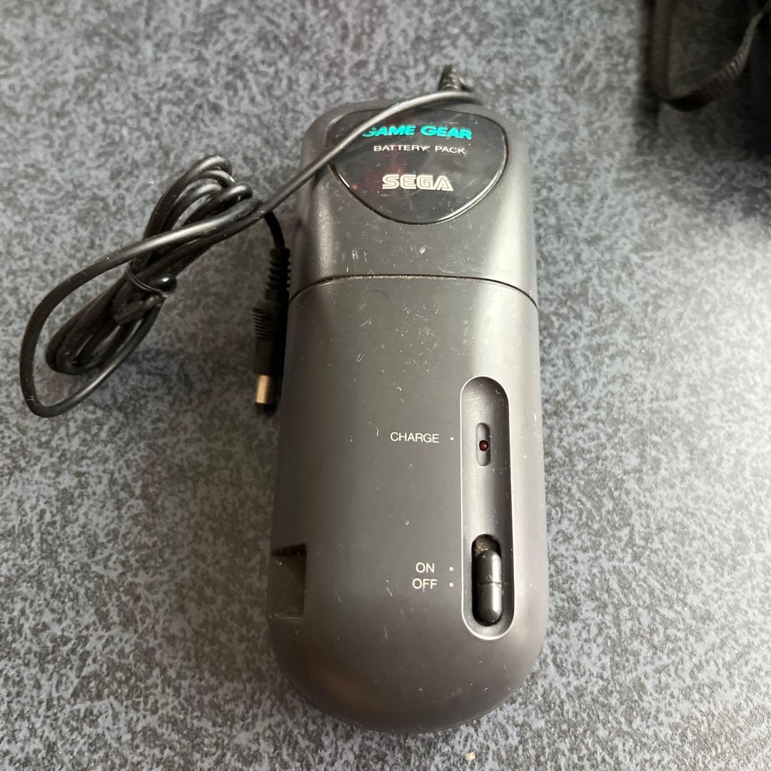 ジャンク品　セガ　SEGA ゲームギア　　　　バッテリーパック　ACアダプター