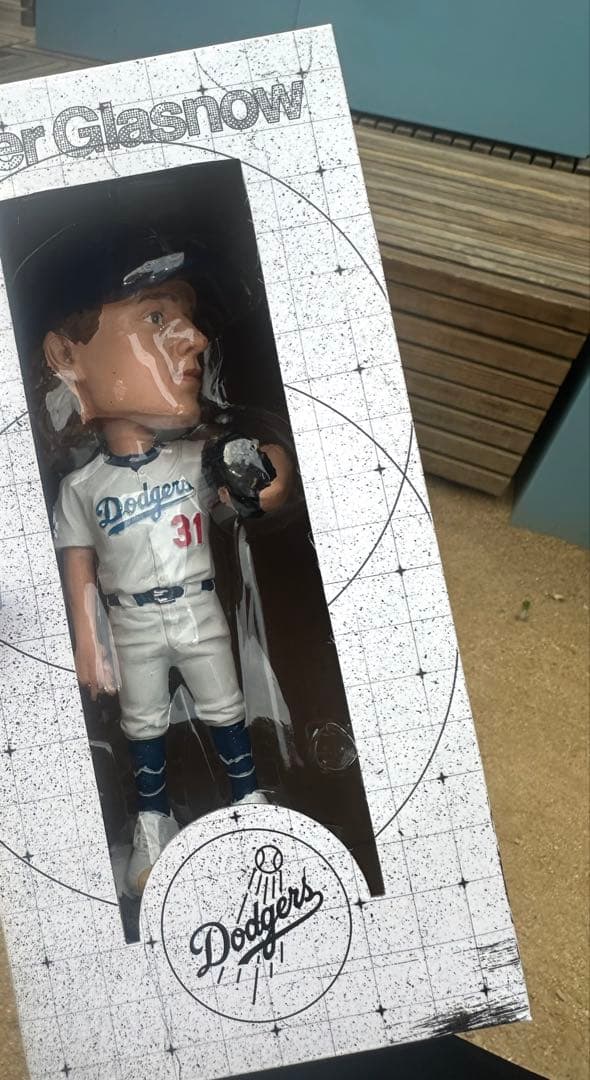 ドジャーススタジアム限定配布　グラスノー　ボブルヘッド9/18