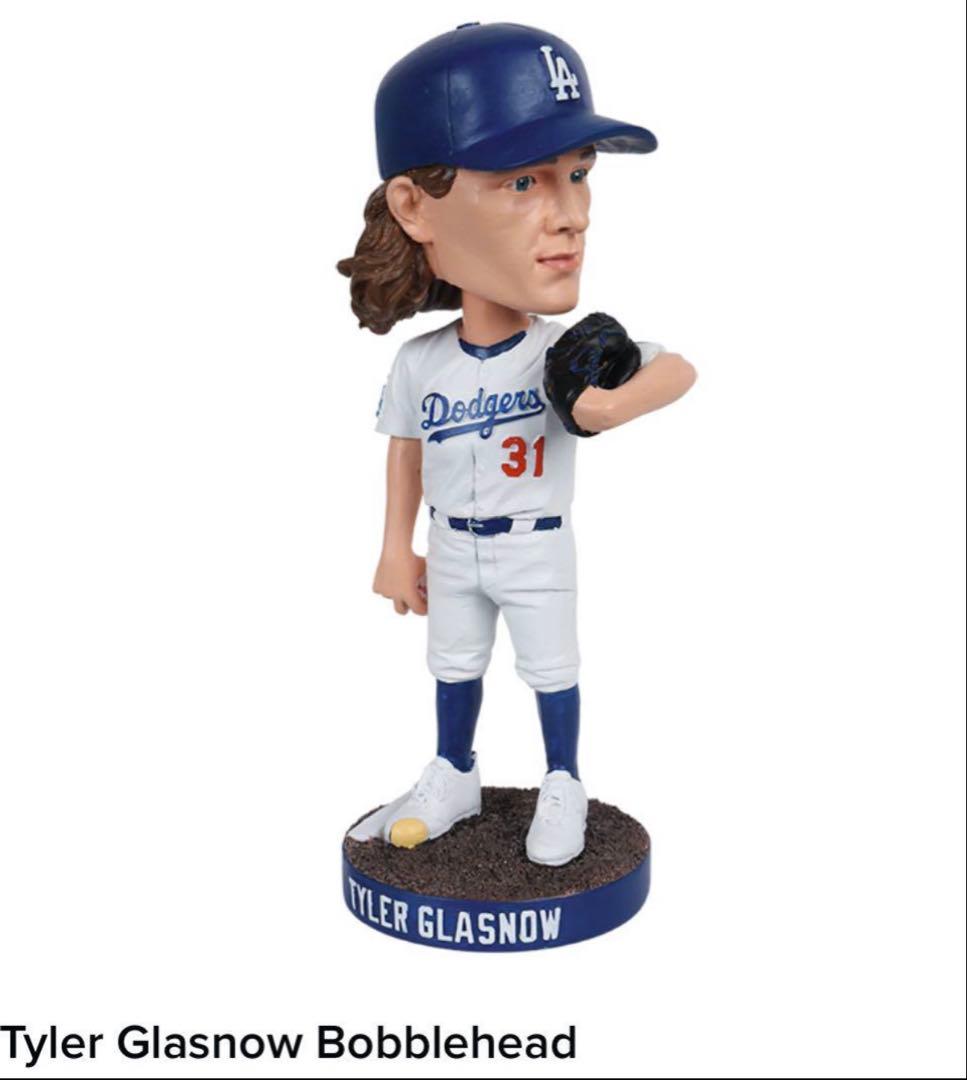 ドジャーススタジアム限定配布　グラスノー　ボブルヘッド9/18