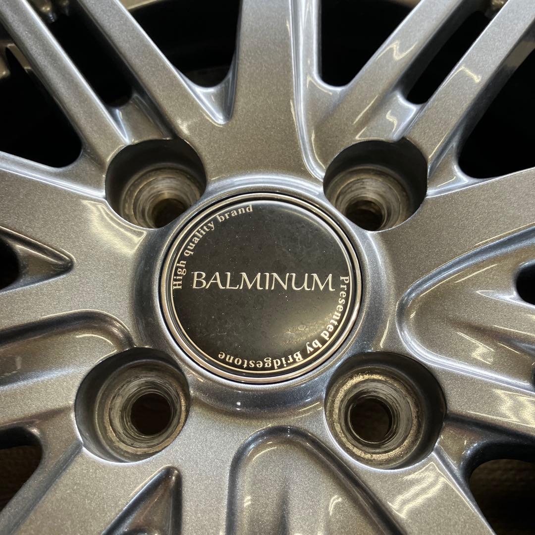 BALMINUM 14インチホイール　BRIDGESTONE 4本セットアクア