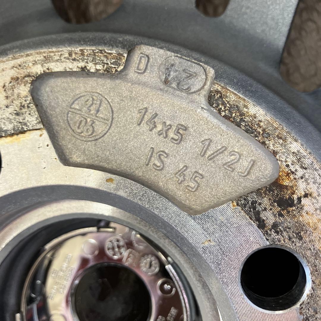 BALMINUM 14インチホイール　BRIDGESTONE 4本セットアクア