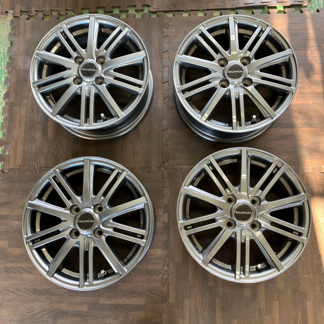 BALMINUM 14インチホイール　BRIDGESTONE 4本セットアクア