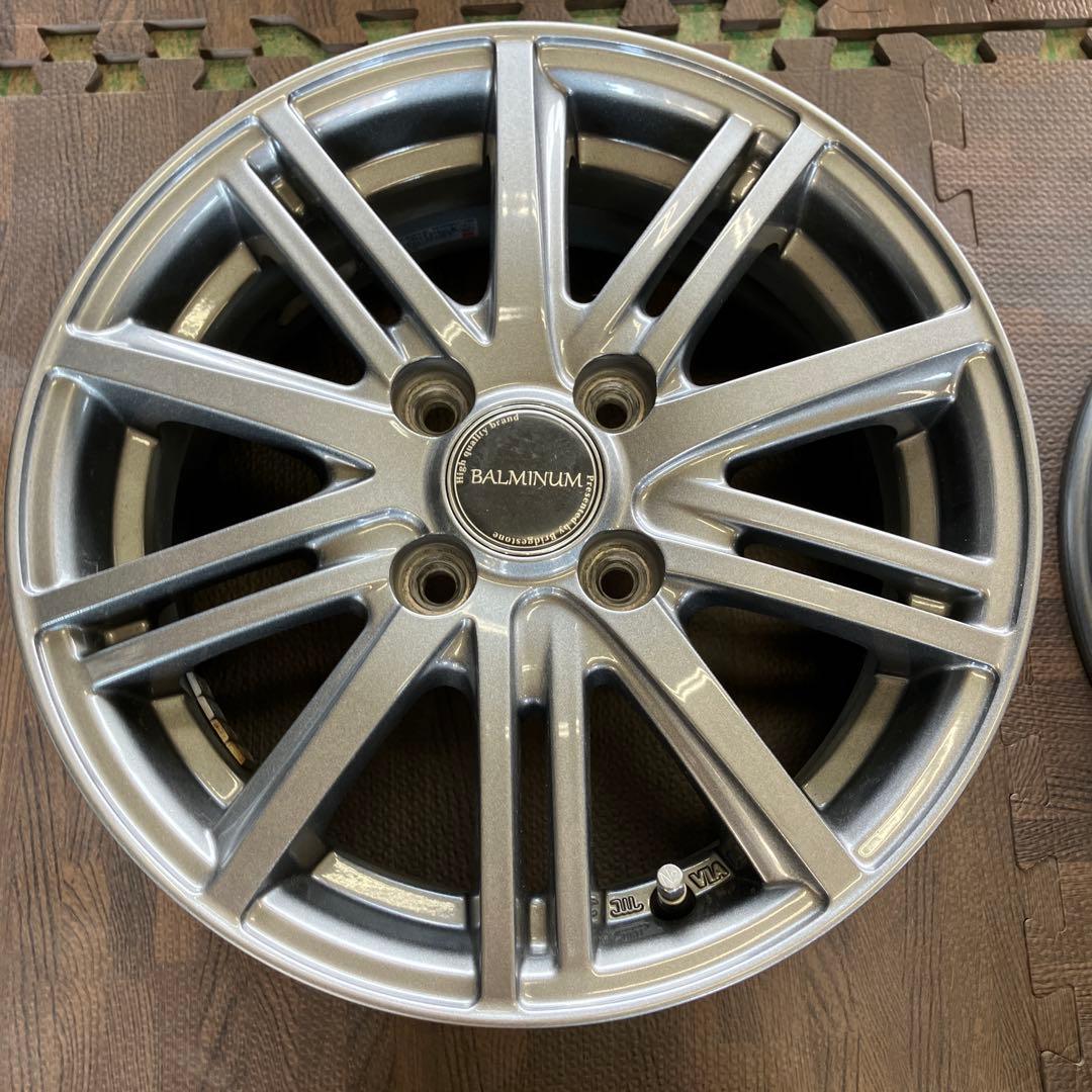 BALMINUM 14インチホイール　BRIDGESTONE 4本セットアクア