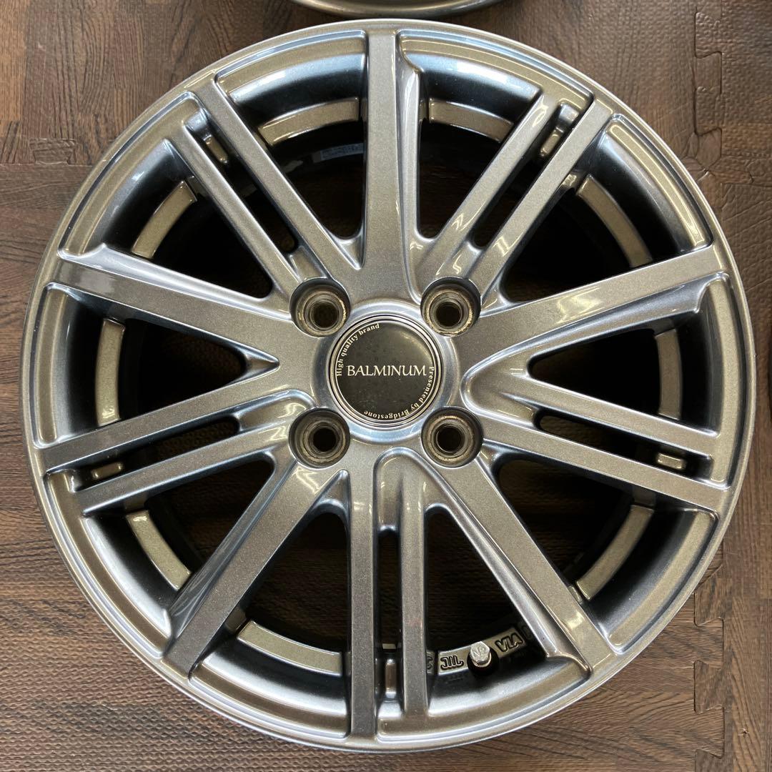 BALMINUM 14インチホイール　BRIDGESTONE 4本セットアクア