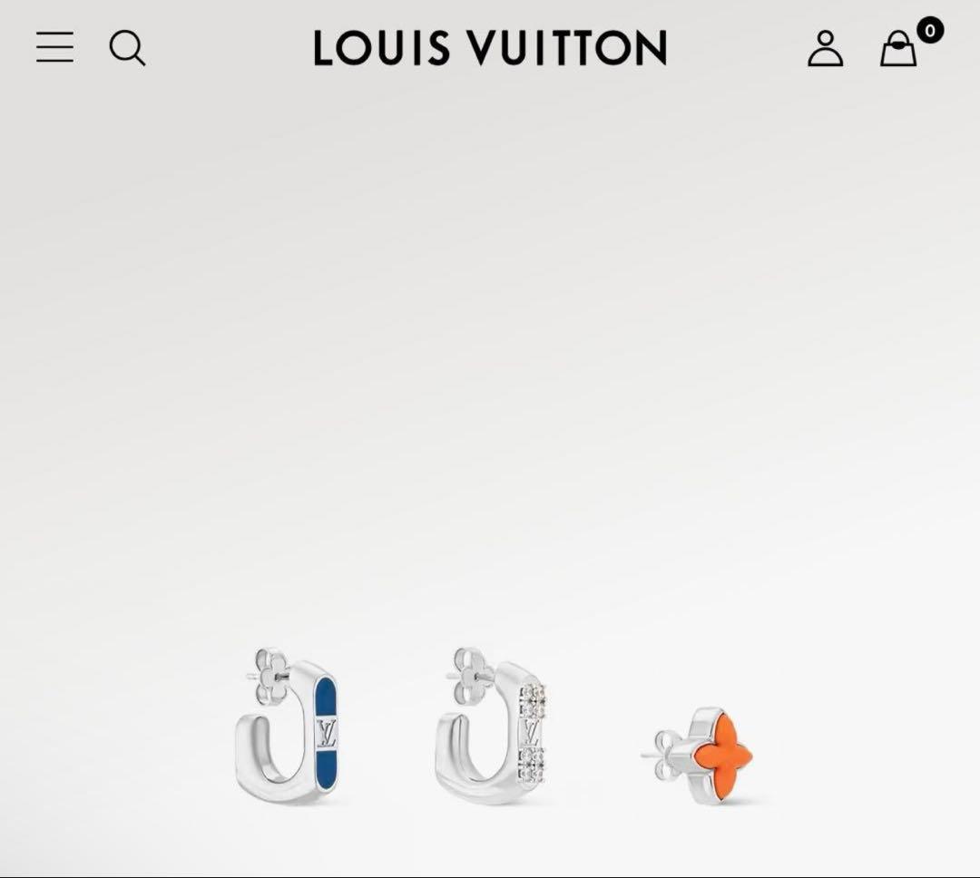 ルイヴィトン ピアス LV ビーズ 2つセット(黄色の丸のついた2つです)