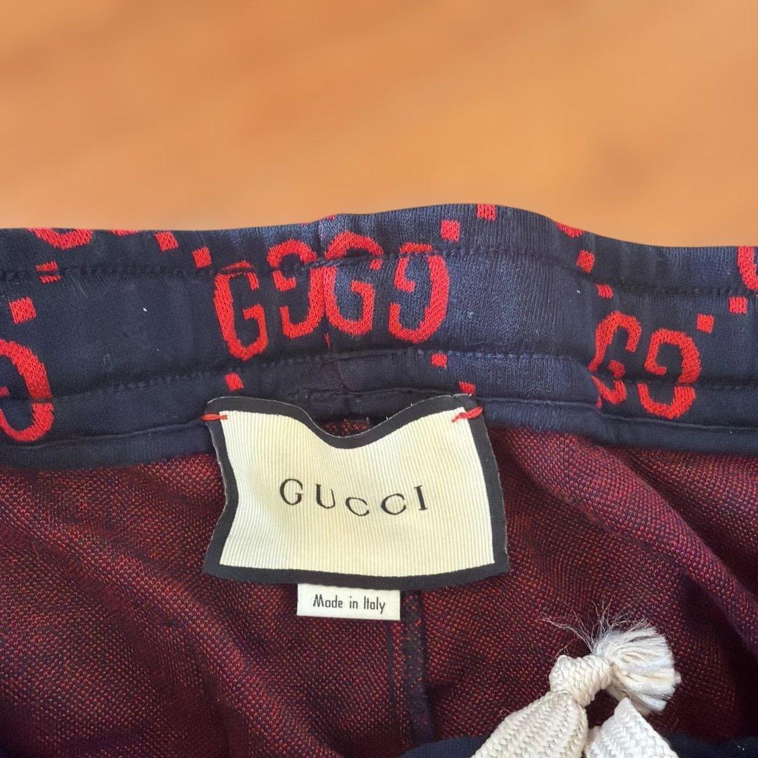 Gucci GGロゴ ネイビー ジャージ XS