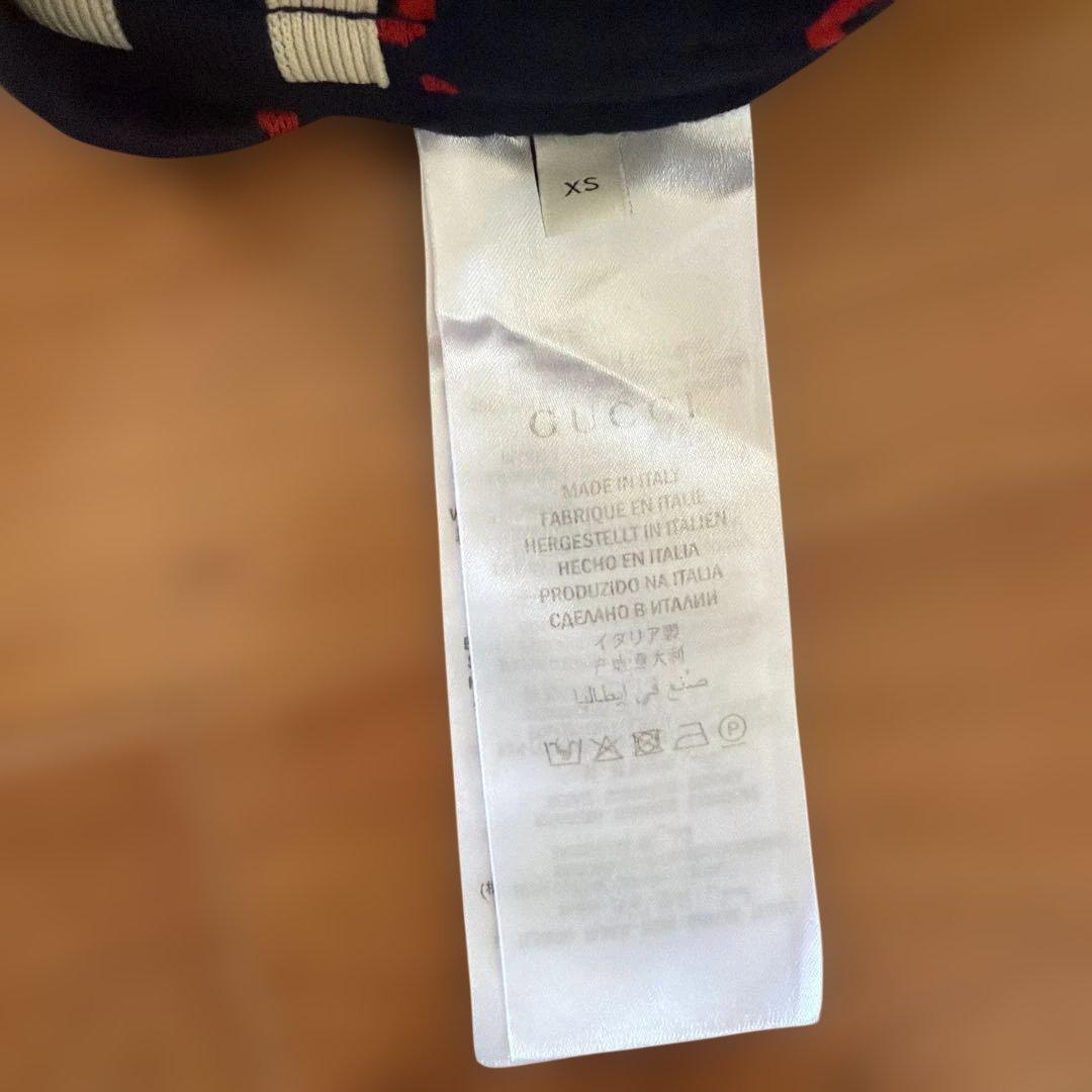 Gucci GGロゴ ネイビー ジャージ XS