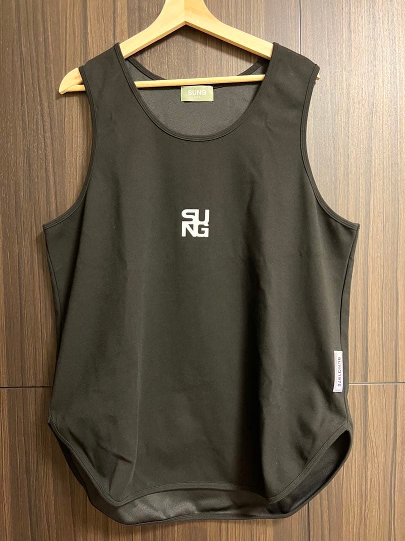 SUNG1975 タンクトップ　白×黒セット