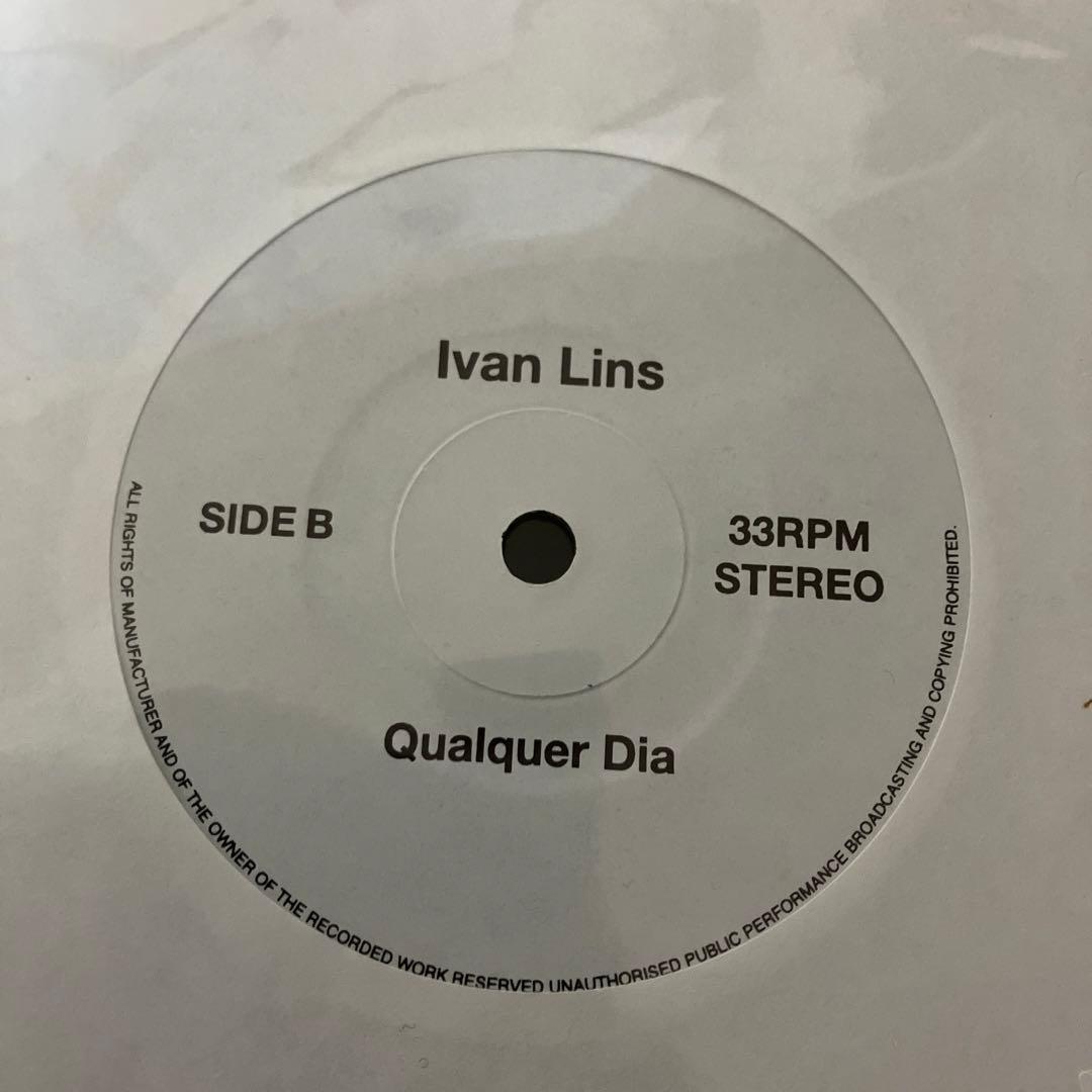 Ivan Lins Qualquer Dia 33RPM 7インチ レコード