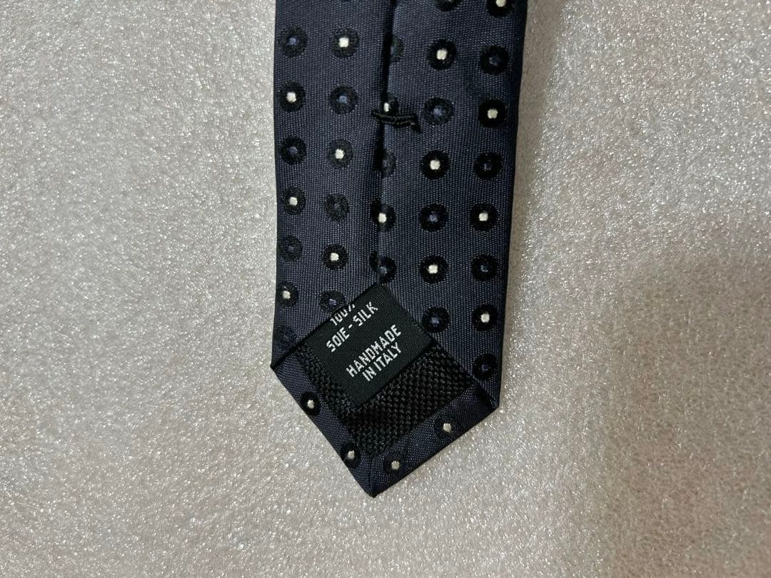 美品✨CHANEL シャネル ブランドネクタイ ココマーク ドット 小紋柄