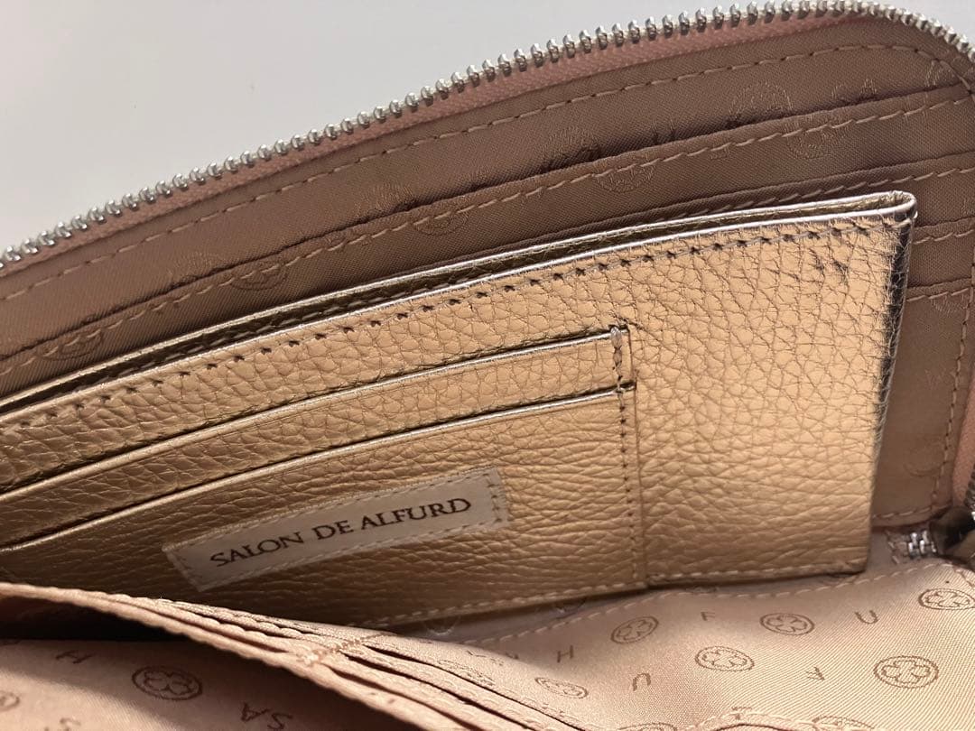 SALON DE ALFURD シルバー 長財布