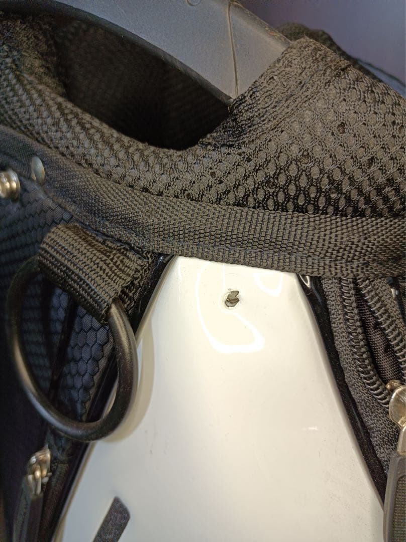 [F1879] JACK BUNNY キャディバッグ※欠損部分あり