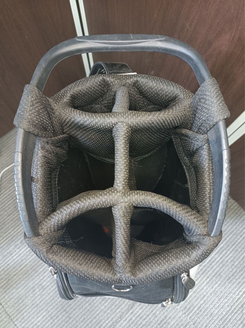 [F1879] JACK BUNNY キャディバッグ※欠損部分あり