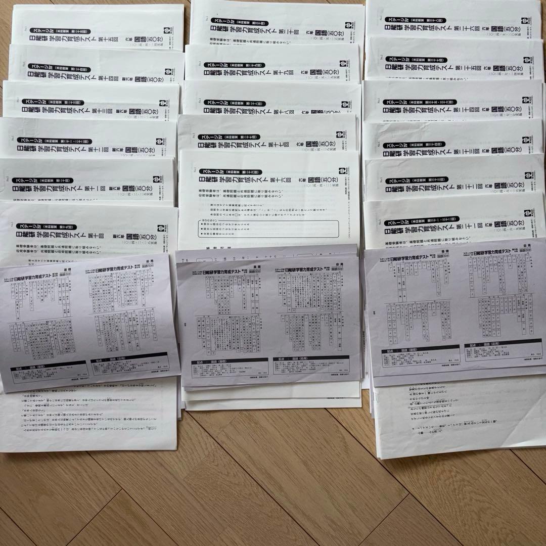 2024年度　日能研　6年生　学習力育成テスト　合格力育成　合格力実践