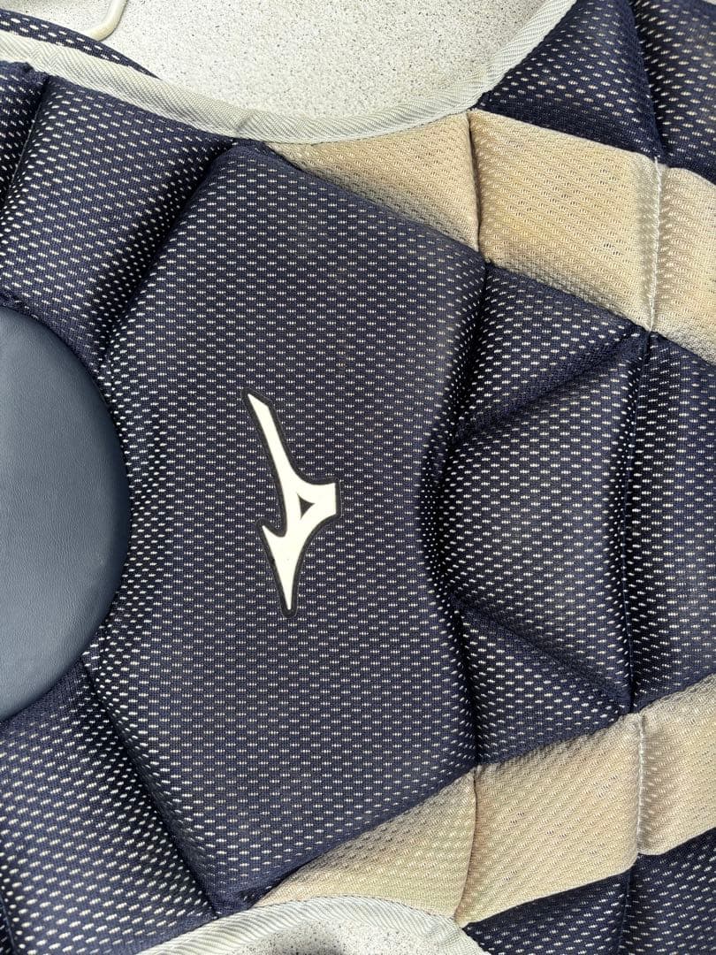 メメ[ミズノ]軟式用プロテクター(ネイビー)