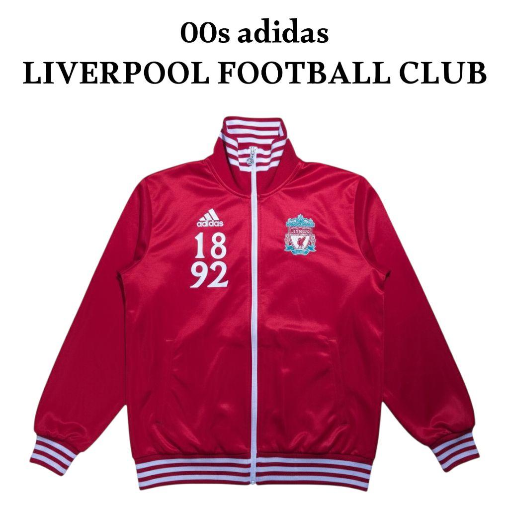 00s adidas Liverpoolビッグロゴ トラックジャケット