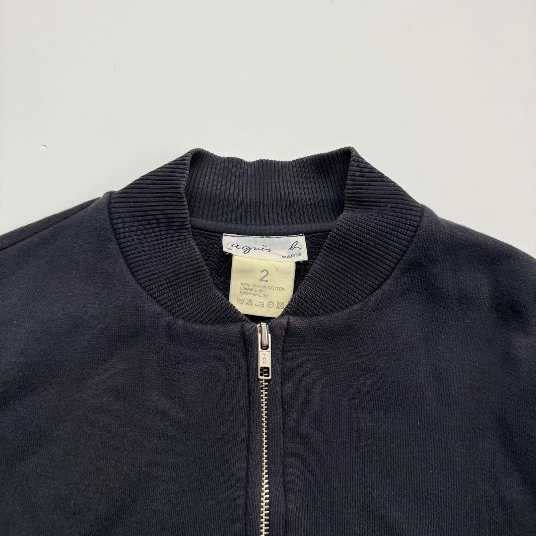 ジャケット・アウター 90s Agnes b. Cotton short zip up jacket