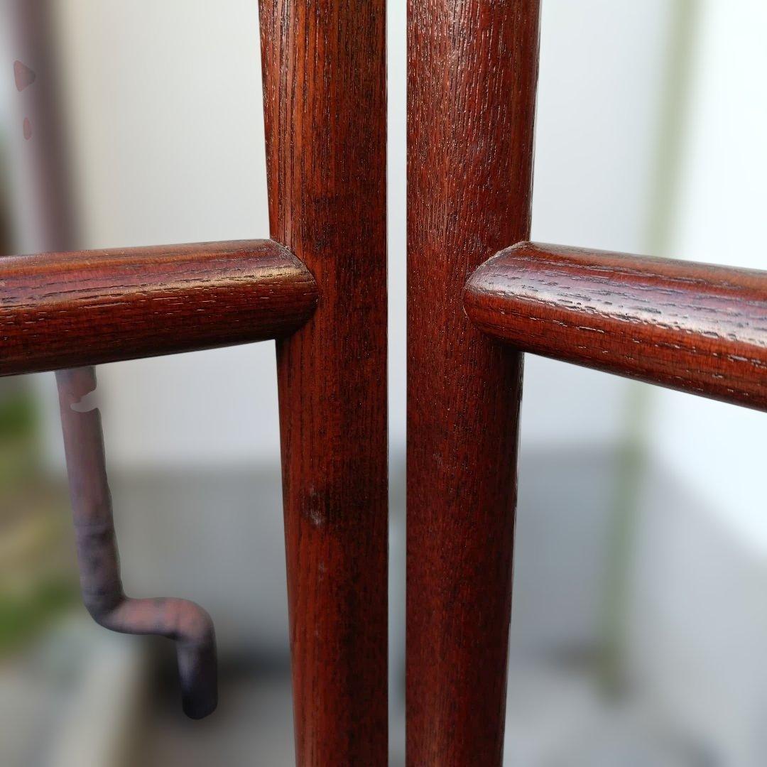 しげ爺太　衣桁 服かけ ハンガー 180度回転 衣紋掛け 着物掛け