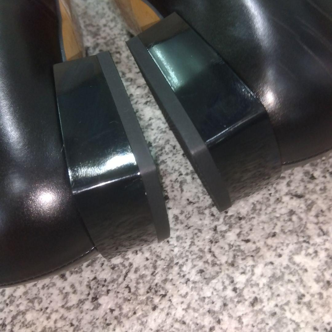 美品 LE TALON ルタロン Vカット フラット パンプス 23スクエアトゥ