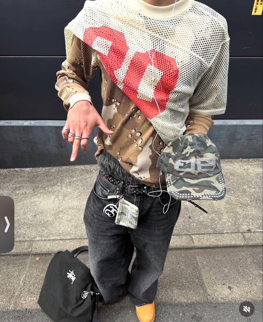 STUSSY BASIC THERMAL DESERT CAMO サーマル S