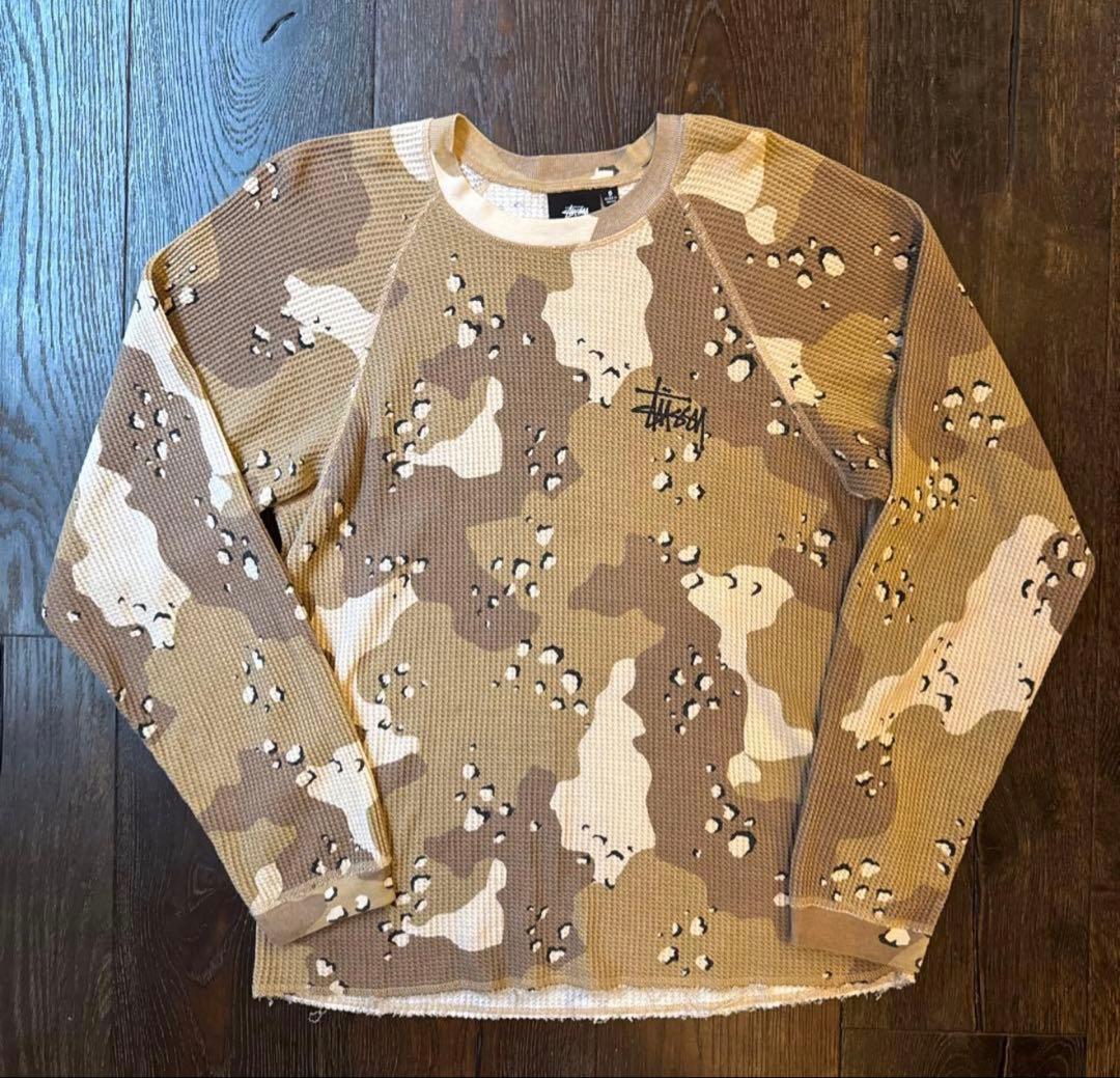 STUSSY BASIC THERMAL DESERT CAMO サーマル S