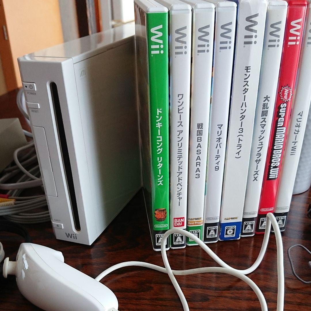 Wii 本体+ソフト+リモコン2個