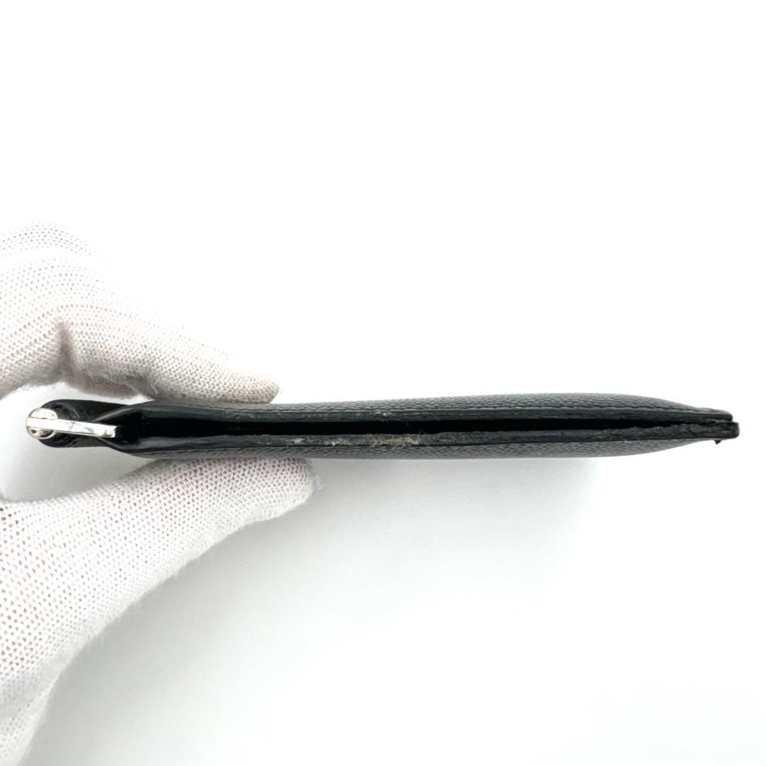 サンローラン　マネークリップ　ブラック　レザー