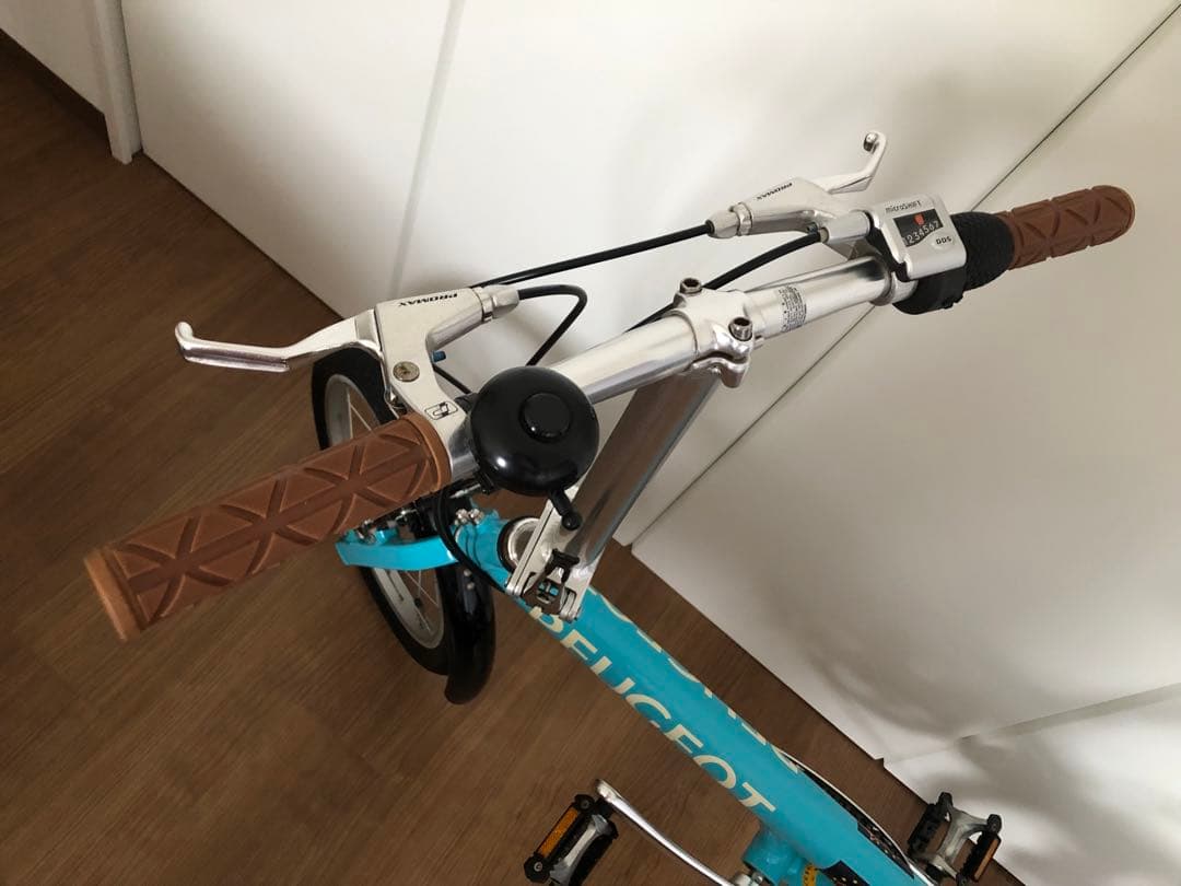 貴重◻︎レア◻︎美品◻︎プジョーコリブリ自転車 16インチ　ブルー　スカイブルー