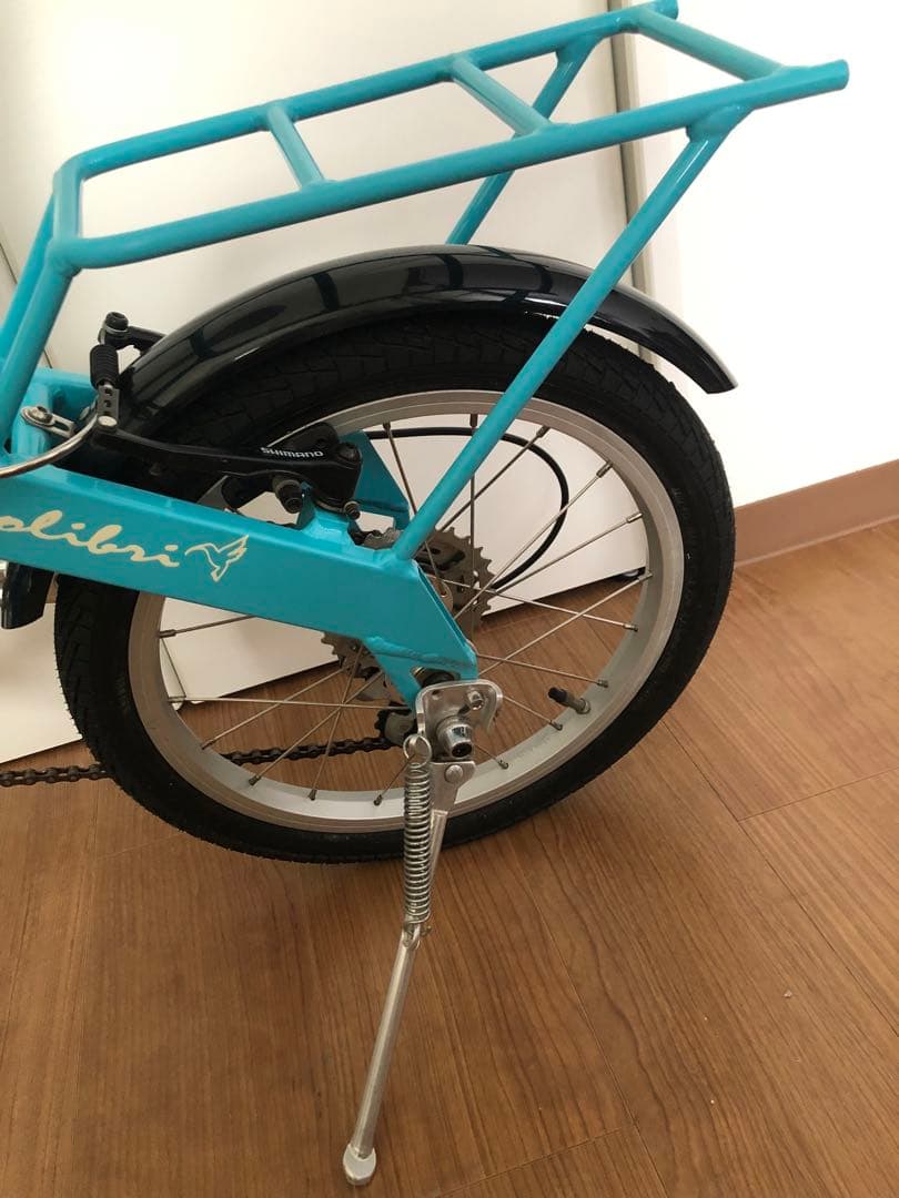 貴重◻︎レア◻︎美品◻︎プジョーコリブリ自転車 16インチ　ブルー　スカイブルー