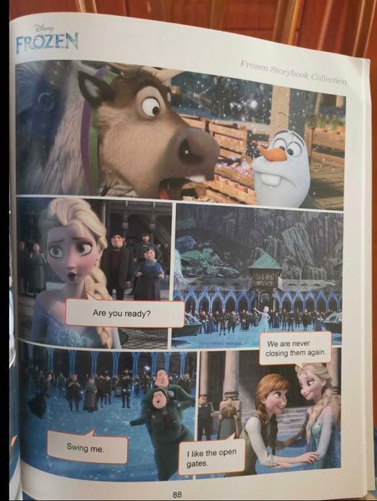 No.275 Frozen4冊漫画版 音声絵本