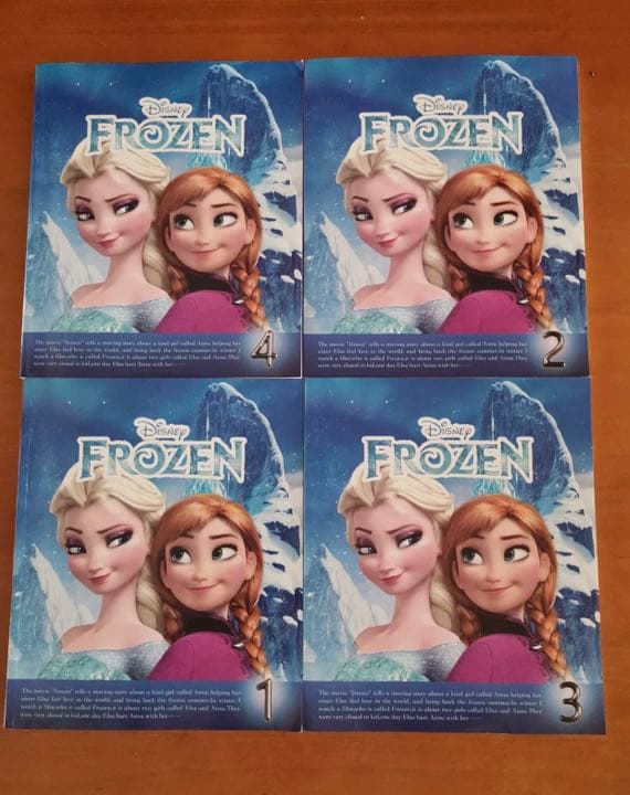 No.275 Frozen4冊漫画版 音声絵本