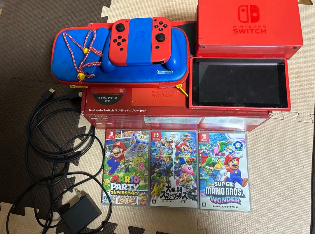 Nintendo Switch 本体 ゲームソフト3本付き