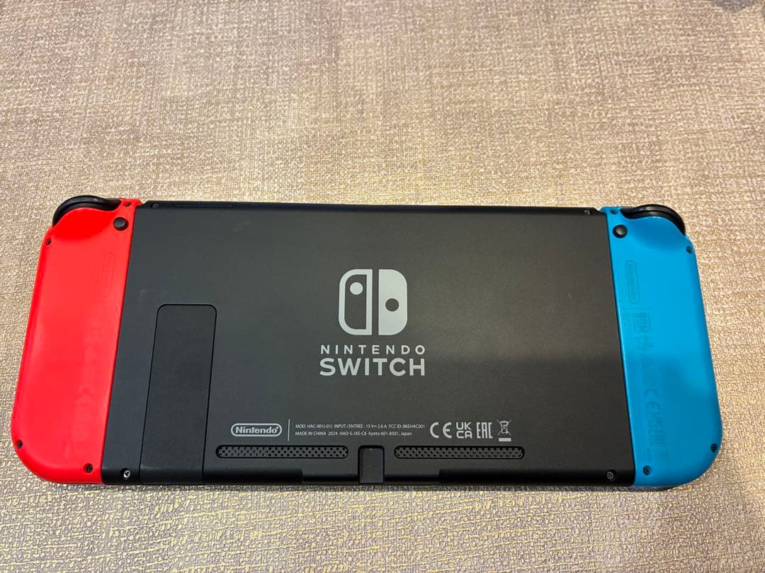 【ポンタ】 Nintendo Switch 本体 青/赤 バッテリー強化版