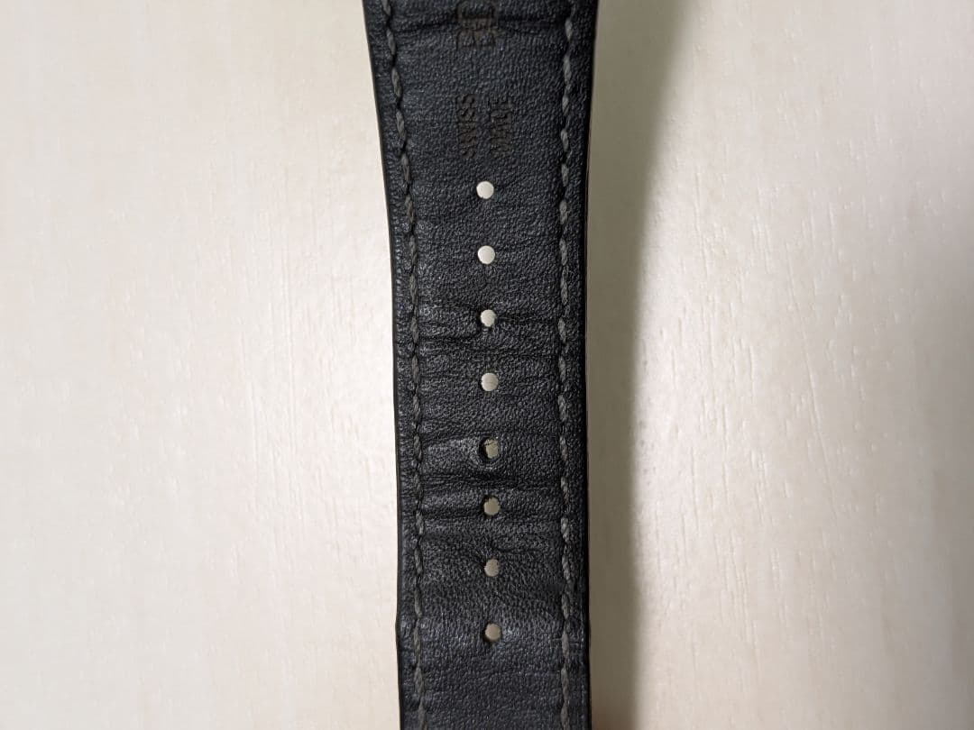 サントスドゥカルティエMM 純正品 黒ワニ革ベルト