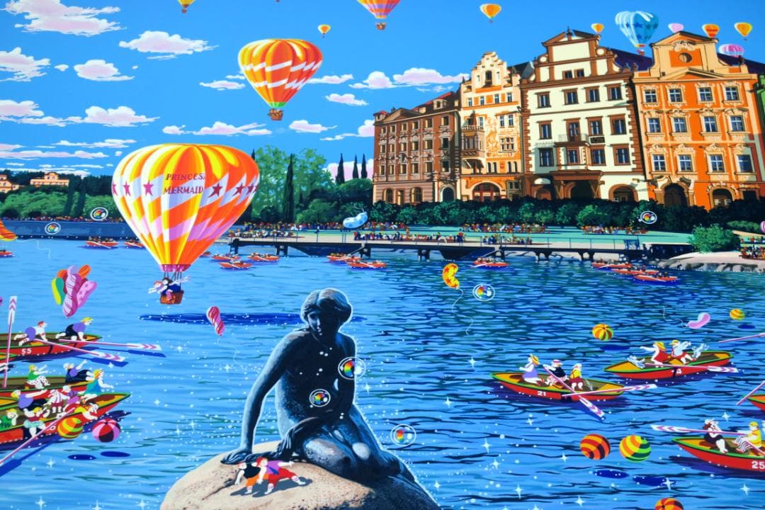 【ヒロ・ヤマガタ】　プリンセスマーメイド　シルクスクリーンシート　山形博導